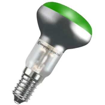 Crompton - Lamps 25W R50 Reflector SES-E14 Dimmable Green 100° 50lm SES Small Screw E14 Incandescent Coloured Light Bulb