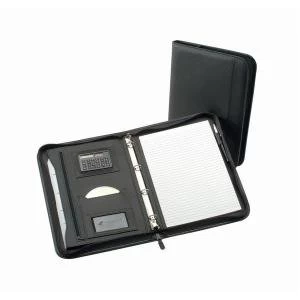 Office A4 Zipped Conference Ring Binder with Calculator Capacity 30mm