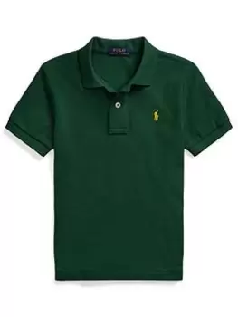 Ralph Lauren Boys Polo Shirt - Hunt Club Green, Dark Green, Size 3 Years