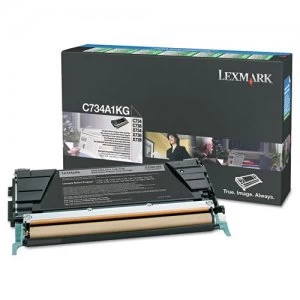 Lexmark C746H1KG Black Laser Toner Ink Cartridge