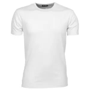 Tee Jays Mens Interlock Short Sleeve T-Shirt (4XL) (White)