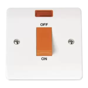 1-GANG45A D/P SWITCH WITH NEON