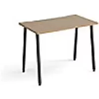 Rectangular A-frame Desk Kendal Oak Wood/Metal A-Frame Legs Charcoal Sparta 1000 x 600 x 730mm
