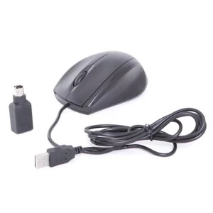 Evo Labs E14 Black PS2/USB Combo Full Size Optical Mouse