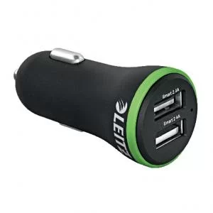 Leitz Complete High Speed Dual USB Car Charger 24W Black