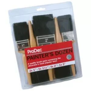 Prodec 12pc Painters Dozen Brush Set
