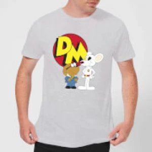 Danger Mouse DM And Penfold Mens T-Shirt - Grey - M