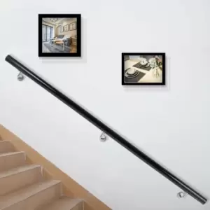 VEVOR Stair Handrail,5ft Length Stair Rail,Aluminum Handrails for Stairs,200lbs Load Capacity Stairway Railing,Stairs Staircase Hand,Hand Rails for