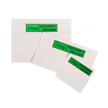 Pack List Documents Enclosed Wallets Green A4 500 Per Box - Tenzalopes