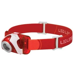 Ledlenser SEO3 Headlamp - Red