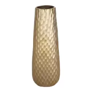 EGLO Nilgaut Handcrafted Brushed Brass Aluminium Vase