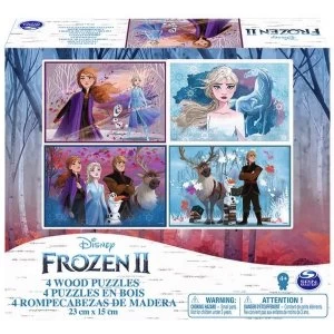 Frozen 2 - 4 Wood Puzzles (24 Pieces)