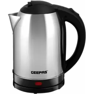 Geepas 1400W Electric Kettle Safety Lock, Boil Dry Protection & Auto Shut Off Feature Heats up Quickly & Easily Boiler for Hot Water & Tea, Coffee