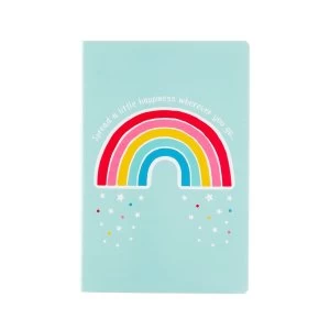 Sass & Belle Chasing Rainbows Spread Happiness A5 Notebook