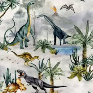 Belgravia Decor Dino Kingdom Multi Wallpaper