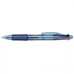 Office Ball Pen 4 Colour 1.0mm Tip 0.5mm Line Black Blue Red Green