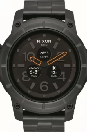 Mens Nixon The Mission SS Alarm Chronograph Watch A1216-000