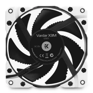EK Water Blocks EK-Vardar X3M 120mm (500-2200 rpm) Fan - White