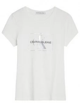 Calvin Klein Jeans Girls Small Monogram Box T-Shirt