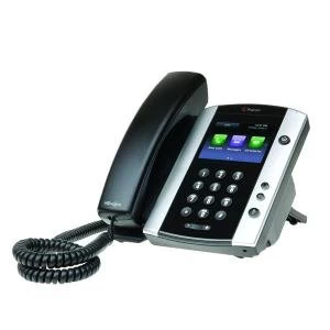 Polycom Vvx 500 12 line Business Media Phone With HD Voice. Poe