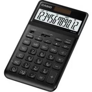 Casio JW-200SC-BK Desk calculator Black solar-powered, battery-powered (W x H x D) 109 x 11 x 184 mm
