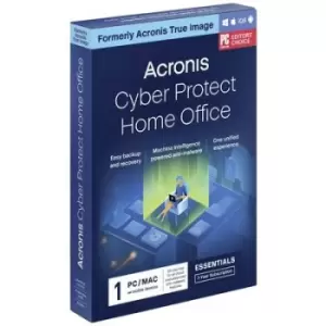 Acronis Cyber Protect Home Office Essentials DE 1-year, 1 licence Windows, Mac OS, iOS, Android Security