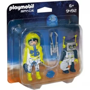 Playmobil Astronaut and Robot Duo Pack Figures
