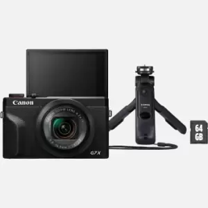 Canon Powershot G7 X Mark III Premium Vlogger Kit, Black - Compact Digital Camera Kit