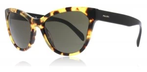 Prada PR21SS Sunglasses Tortoise / Black 7S0-5S2 56mm