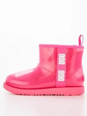 UGG Classic Clear Mini Ii Boot, Pink, Size 1 Older