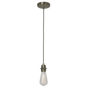 Village At Home Twisted Cord Light Fitting - Brass