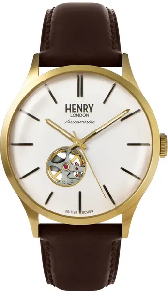 Henry London Watch Heritage Mens - White HNR-127