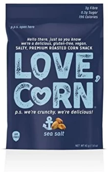 Love Corn Premium Crunchy Corn - Sea Salt - 115g x 6