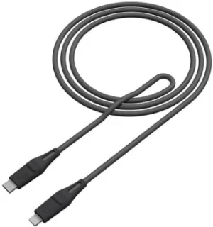 STM Dux USB C to Lightning Grey Cable ChargePlus Technology StayFlexy