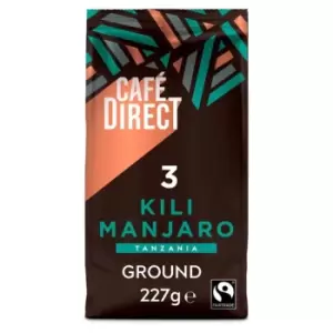 Cafedirect Fairtrade Kilimanjaro Tanzania Ground Coffee, 227g