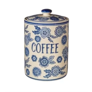 Sass & Belle Blue Willow Coffee Storage Jar