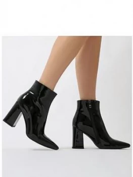 Public Desire Empire Ankle Boot, Black, Size 6, Women