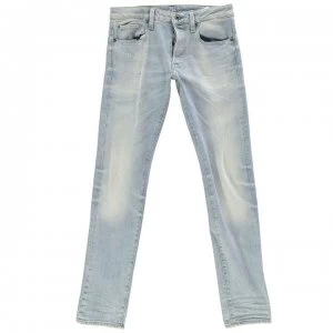G Star 3301 Slim Jeans - lt aged