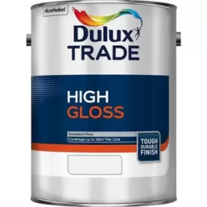 Dulux Trade High Gloss Pure - Black - 5 Litres - Black