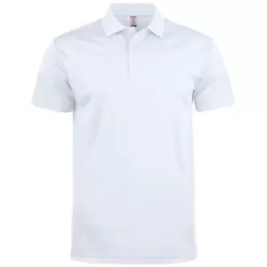 Clique Unisex Adult Basic Active Polo Shirt (L) (White)
