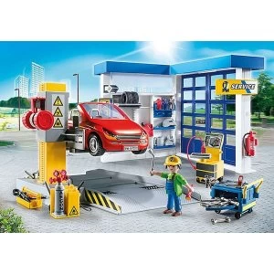 Playmobil - City Life Vehicle World Garage and Workshop with Car Playset