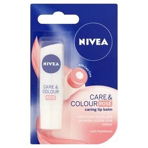 Nivea Lip Care and Colour Rose 4.8g