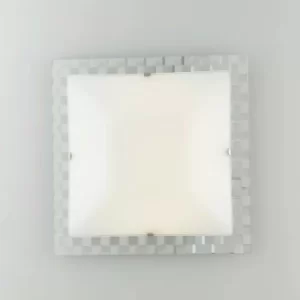 Fan Europe GLAMOUR LED Semi Flush Light White 2800lm 4000K 45x45cm