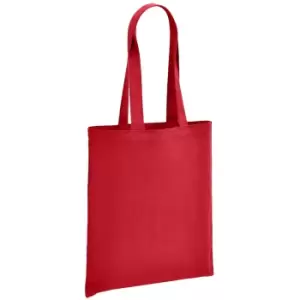 Brand Lab Organic Shopper Bag (One Size) (Red)