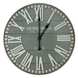 Hometime Large Grand Hotel Wall Clock