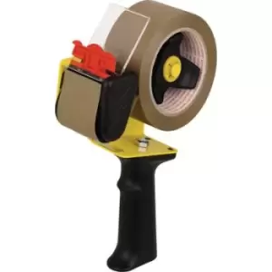 tesa Tape dispenser Tesa Black, Yellow Barrel width (max.): 50 mm