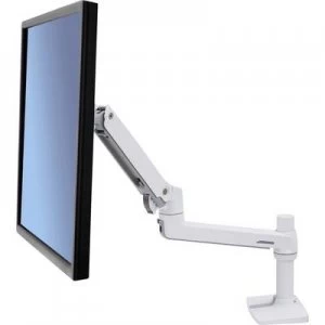 Ergotron LX LCD Arm 1x Monitor desk mount 25,4cm (10) - 81,3cm (32) Height-adjustable, Tiltable, Swivelling, Swivelling