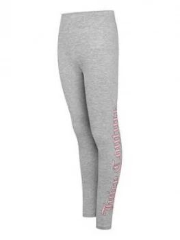 Juicy Couture Girls Leggings - Grey Marl