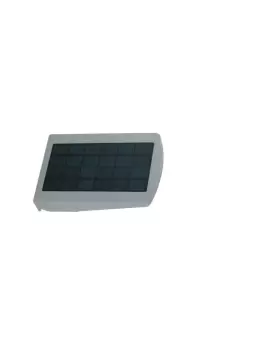 Eos Outdoor Solar LED Wall Light 3 Functions, Silver, IP66, 4000K