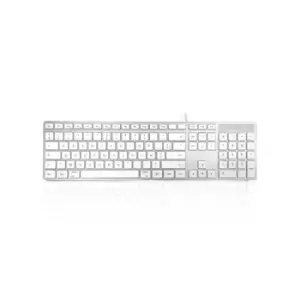Accuratus KYBAC301-UMAC-FR keyboard USB AZERTY French White